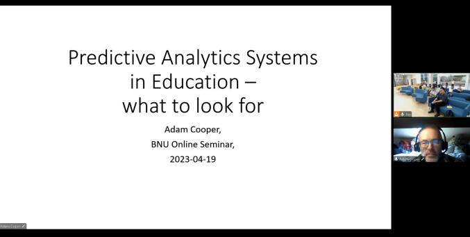 Adam Cooper：Predictive Analytics Systems - What to Look For？